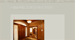 Desktop Screenshot of hibbardconstruction.com